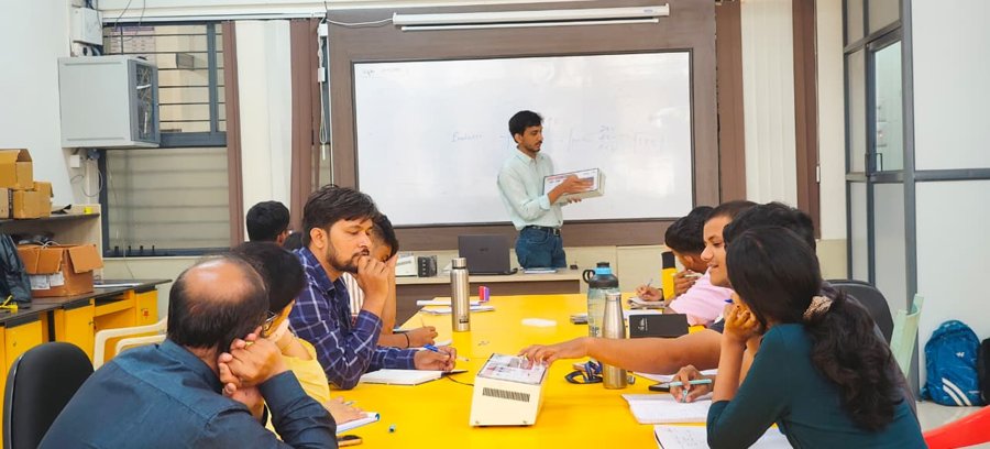 Students working with BLH equipment at KLE Technological University, Belagavi