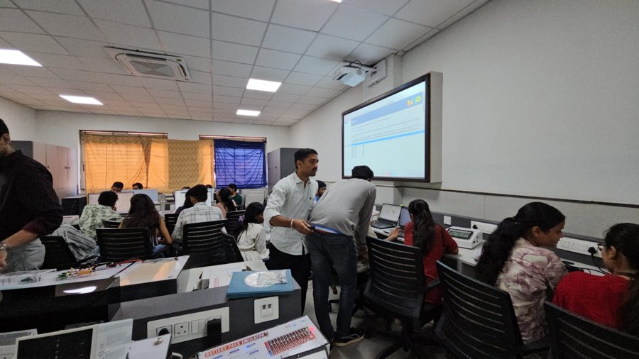 BLH battery lab installation at KLE Technological University, Hubballi